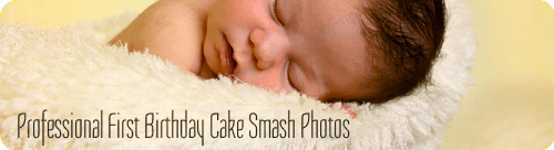 Professional First Birthday Cake Smash Photos