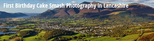 First Birthday Cake Smash Photography in Lancashire